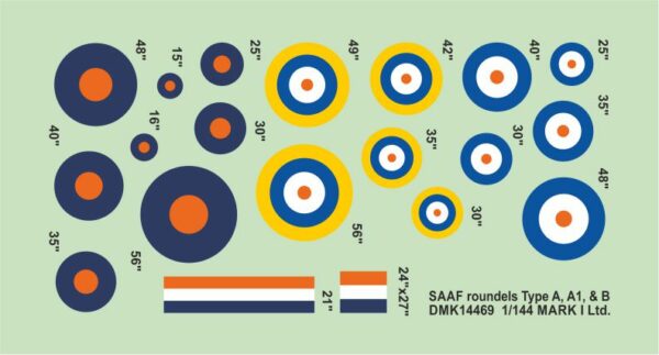 [DMK14469] SAAF výsostné znaky, Typ A, A1, B - Image 2