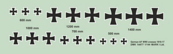 [DMK14477] German AF WWI crosses 1916-17 - Image 2