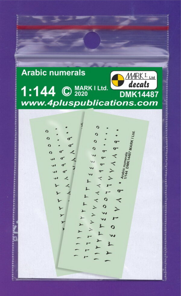 [DMK14487] Arabské číslice - černé