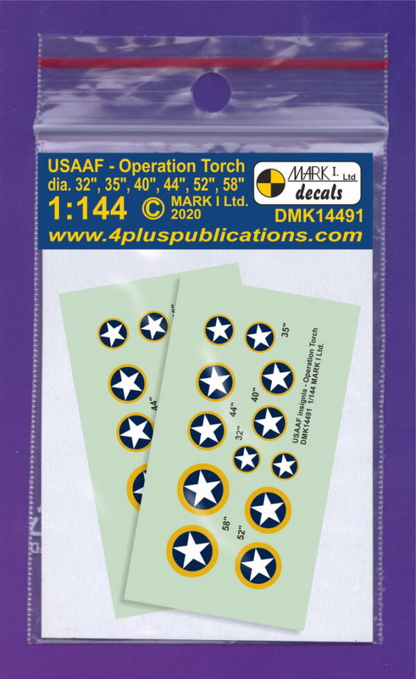 [DMK14491] USAAF výsostné znaky - Operace Pochodeň