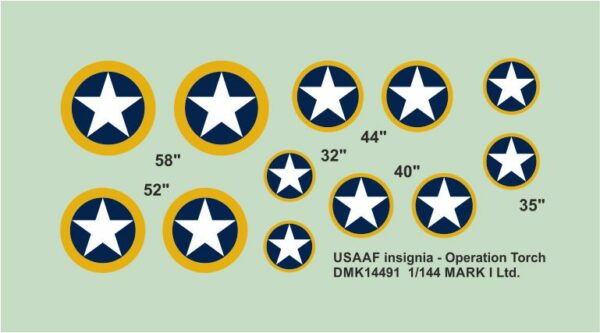 [DMK14491] USAAF výsostné znaky - Operace Pochodeň - Image 2