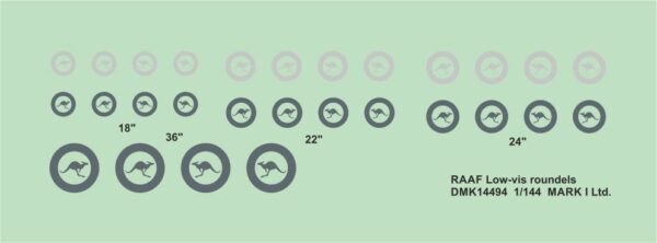 [DMK14494] RAAF Low-vis roundels - Image 2