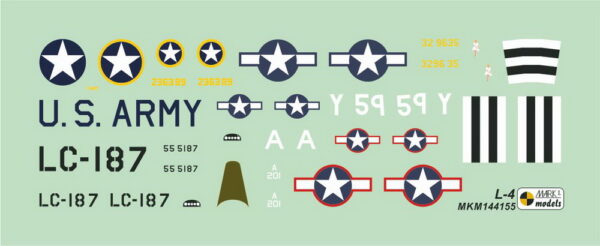 [MKM144155L] Piper L-4 Grasshopper ‘US Service’ - Image 3