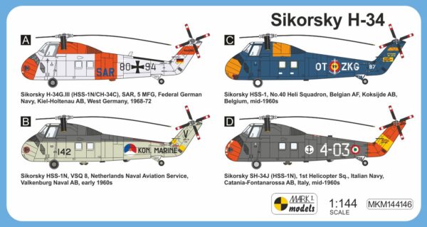 [MKM144146] Sikorsky H-34 ‘In Europe’ - Image 2