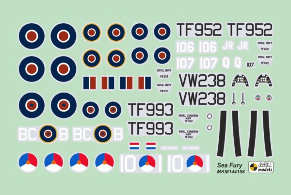 [MKM144158] Hawker Sea Fury F.X/FB.11/F.50 ,Počáteční schémata’ - Image 3