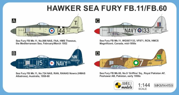 [MKM144159] Hawker Sea Fury FB.11/FB.60 ,Commonwealth’ - Image 2