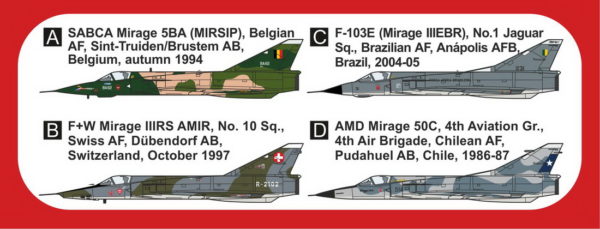 [MKM144168L] Mirage IIIRS/IIIEBR/5BA/50C ,Canards‘ - Image 2