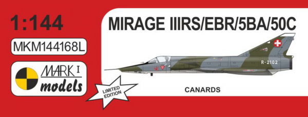 [MKM144168L] Mirage IIIRS/IIIEBR/5BA/50C ,Canards‘