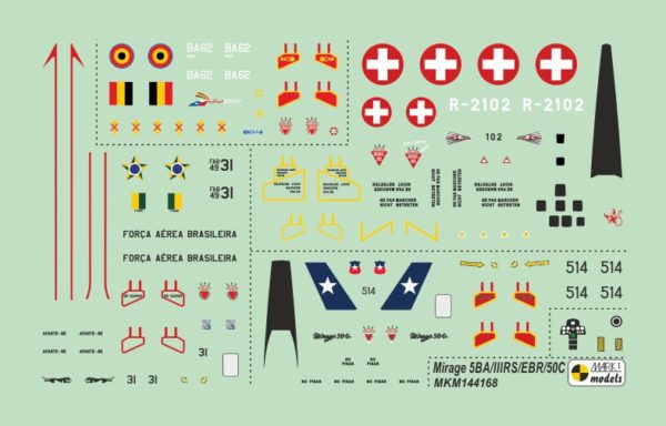 [MKM144168L] Mirage IIIRS/IIIEBR/5BA/50C ,Canards‘ - Image 3