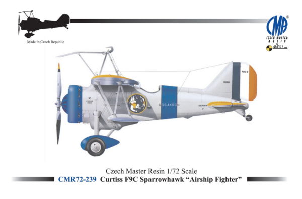 [CMR72-239] Curtiss F9C Sparrowhawk ,Stíhačka pro vzducholodě‘