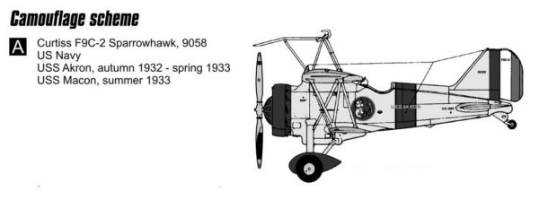 [CMR72-239] Curtiss F9C Sparrowhawk ,Stíhačka pro vzducholodě‘ - Image 2