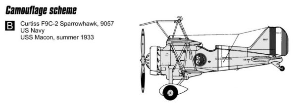 [CMR72-239] Curtiss F9C Sparrowhawk ,Stíhačka pro vzducholodě‘ - Image 3