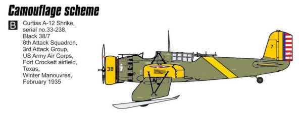 [CMR72-240] Curtiss A-12 Shrike ,Hvězdicový motor‘ - Image 3