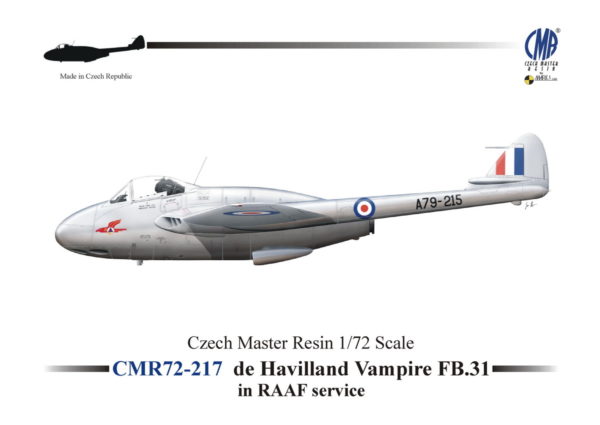 [CMR72-217] DH Vampire FB.31 ,Služba v RAAF‘