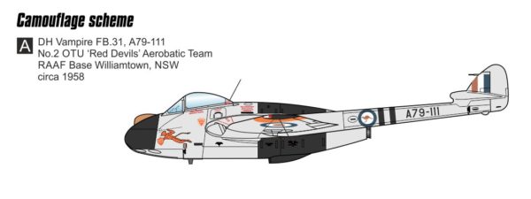 [CMR72-217] DH Vampire FB.31 ,Služba v RAAF‘ - Image 2