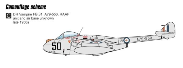 [CMR72-217] DH Vampire FB.31 ,Služba v RAAF‘ - Image 4