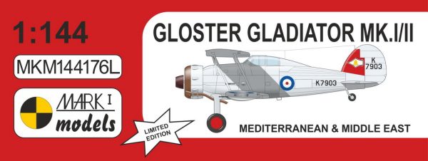 [MKM144176L] Gloster Gladiator ,Ve Středomoří a na Středním východě‘