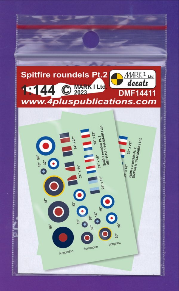 [DMF14411] Spitfire znaky a trikolóry (2. díl)