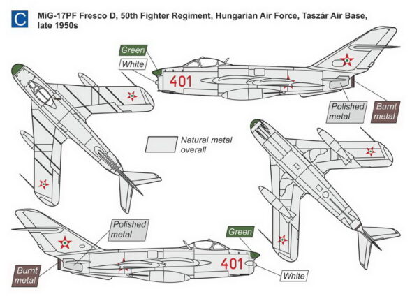 [MKM144010] MiG-17PF/PFU ,Sovětský stíhač pro každé počasí’ - Image 4
