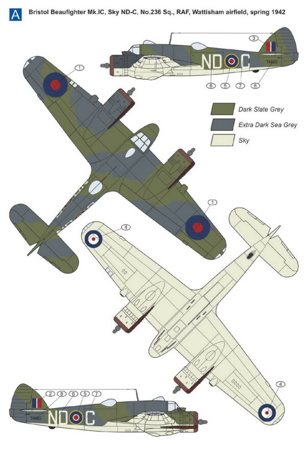 [MKM144035] Bristol Beaufighter Mk.IC ,Pobřežní hlídka’ - Image 2