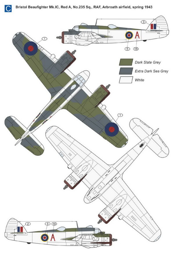 [MKM144035] Bristol Beaufighter Mk.IC ,Pobřežní hlídka’ - Image 4