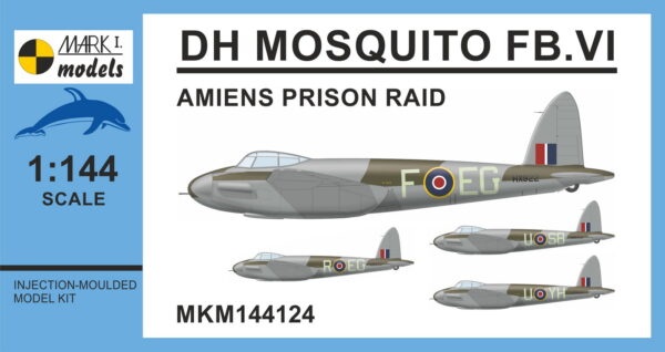 [MKM144124] DH Mosquito FB.VI ‚Nálet na věznici v Amiens‘