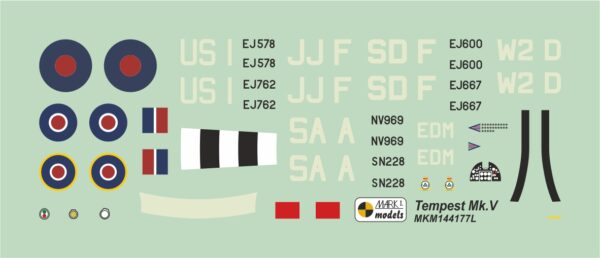 [MKM144177] Hawker Hawker Tempest Mk.V ,Stíhací esa‘ - Image 8