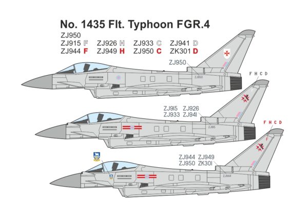 [DMF7204] No.1435 Flt. Typhoon FGR.4 - Image 2