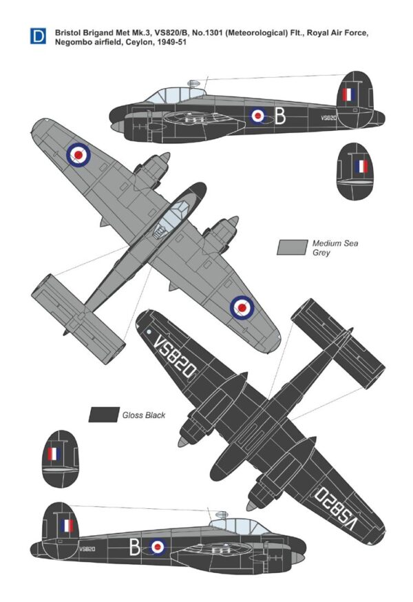 [DMF7205] Bristol Brigand (TF.I, B.1, Met.3, T.4, T.5) - Image 5