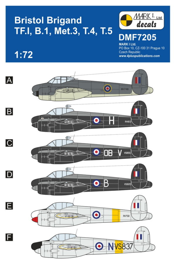 [DMF7205] Bristol Brigand (TF.I, B.1, Met.3, T.4, T.5)