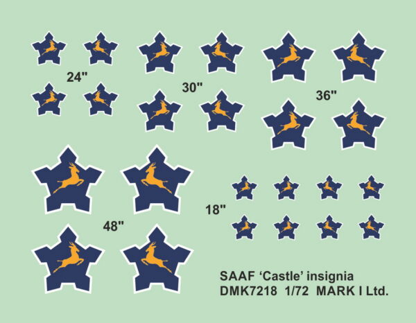 [DMK7218] SAAF ‚Springbok a Castle‘ výsostné znaky (1958-81) - Image 2