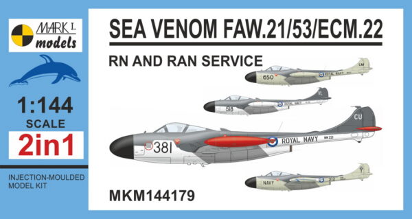 [MKM144179] DH Sea Venom FAW.21/53/ECM.22 ,Služba v RN a RAN’