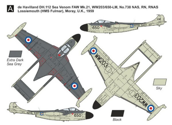 [MKM144179] DH Sea Venom FAW.21/53/ECM.22 ,Služba v RN a RAN’ - Image 2
