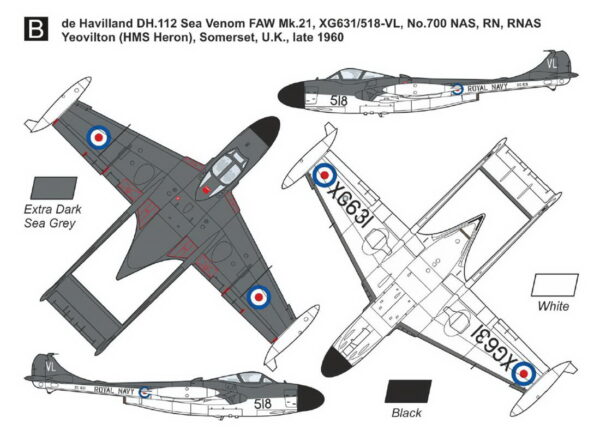 [MKM144179] DH Sea Venom FAW.21/53/ECM.22 ,Služba v RN a RAN’ - Image 3