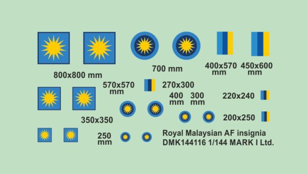 [DMK144116] Royal Malaysian AF Insignia - Image 2