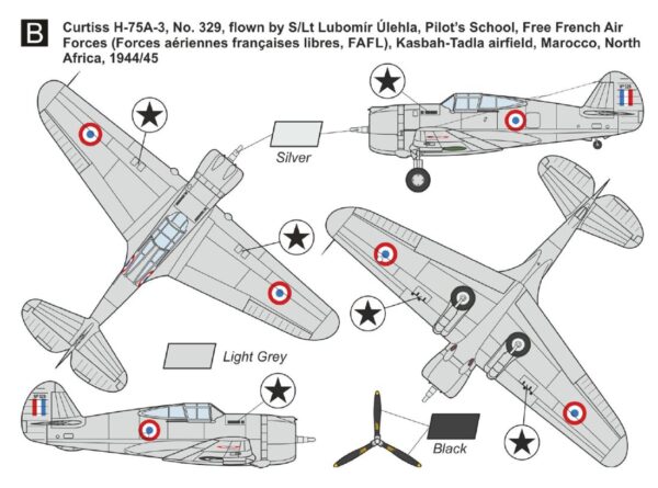 [MKM144144] Curtiss H-75A/Mohawk IV ,Spojenečtí piloti‘ - Image 3