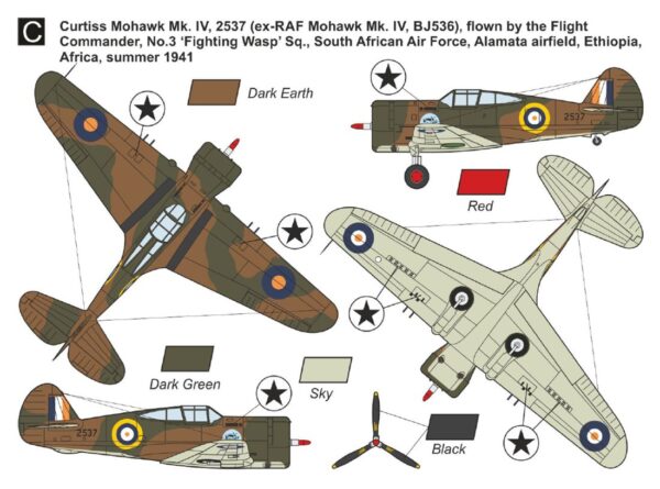 [MKM144144] Curtiss H-75A/Mohawk IV ,Spojenečtí piloti‘ - Image 4