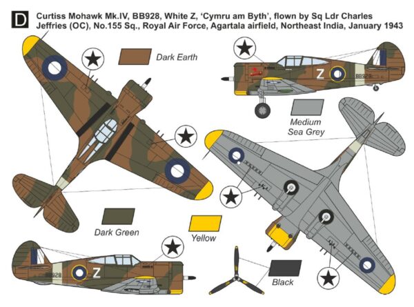 [MKM144144] Curtiss H-75A/Mohawk IV ,Spojenečtí piloti‘ - Image 5