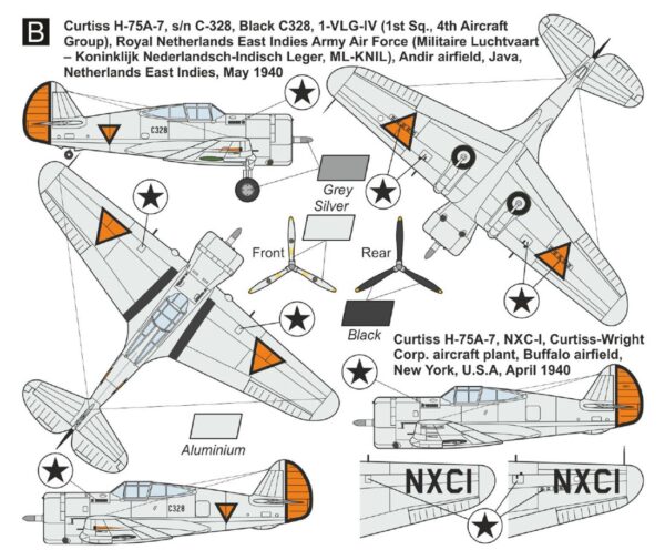 [MKM144180] Curtiss H-751/75A-7/Mohawk IV ,Evropa a zámoří‘ - Image 3