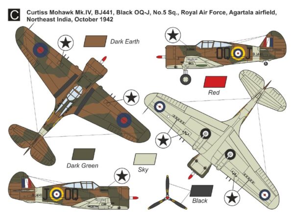 [MKM144180] Curtiss H-751/75A-7/Mohawk IV ,Evropa a zámoří‘ - Image 4