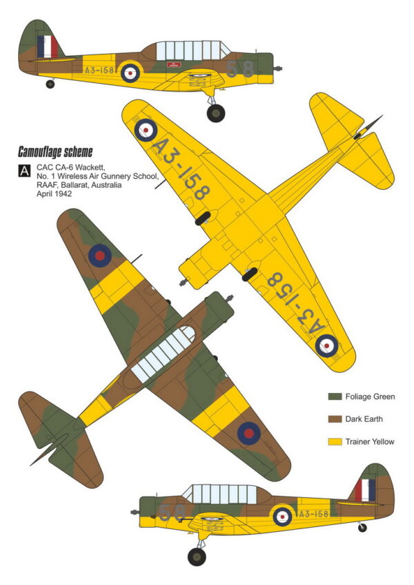 [CMR72-241] CA-6 Wackett ,Australský cvičný letoun‘ - Image 2