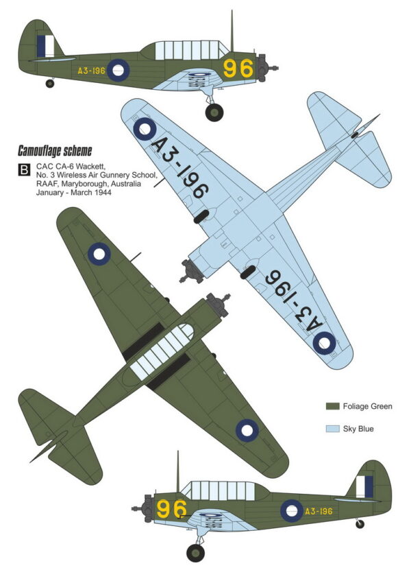 [CMR72-241] CA-6 Wackett ,Australský cvičný letoun‘ - Image 3