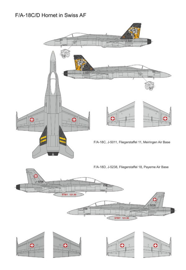 [DMF14426] F/A-18C/D Hornet švýcarské letectvo - Image 3