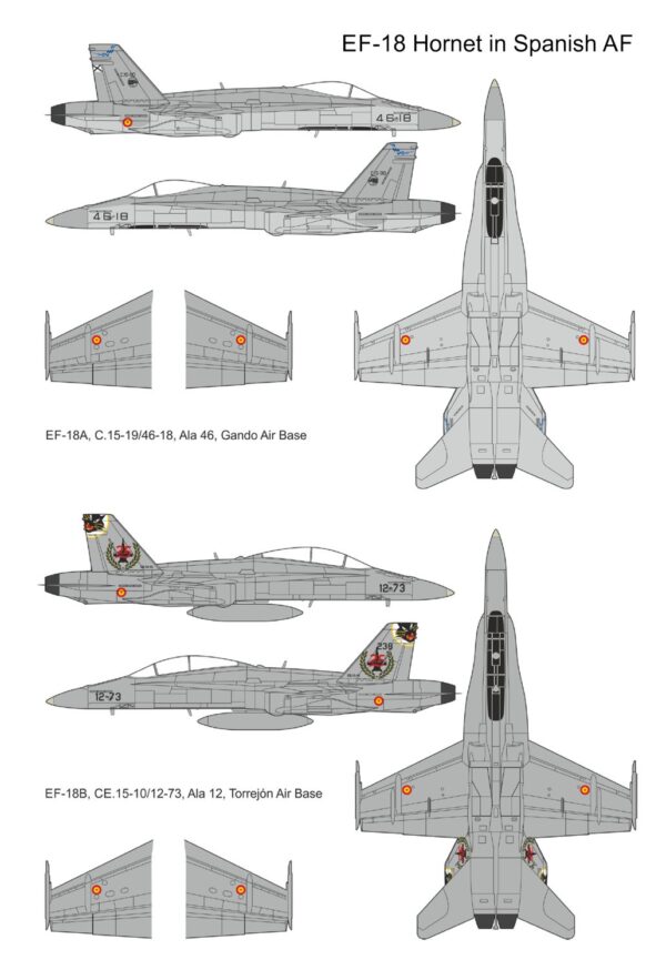 [DMF14427] EF-18A/B Hornet španělské letectvo - Image 3