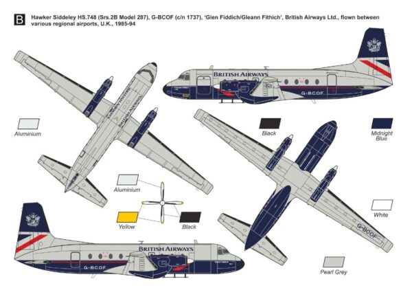 [MKM144182] HS/BAe.748 Srs.2B ,Super 748‘ - Image 3