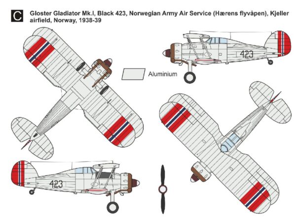 [MKM144183] Gloster Gladiatory ‚V Norsku‘ - Image 4