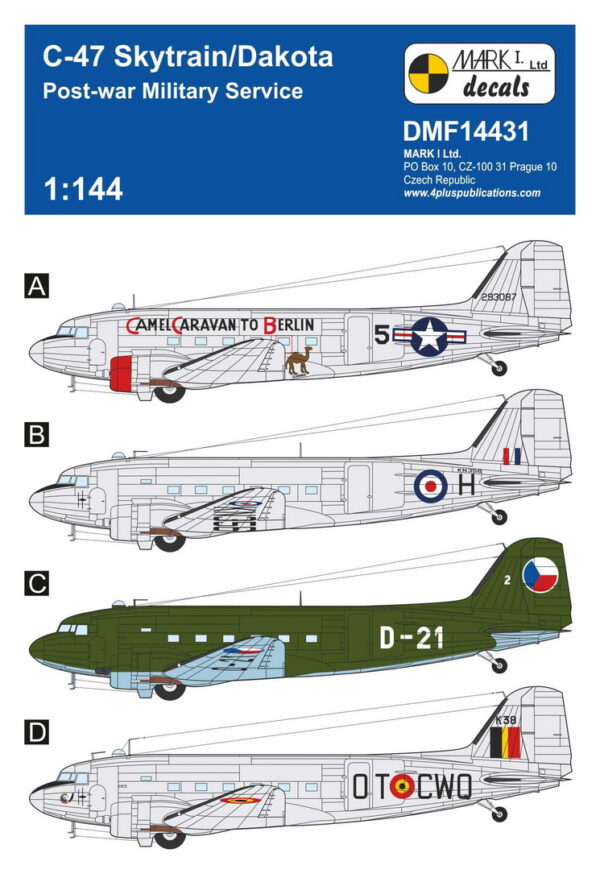 [DMF14431] Douglas C-47 Skytrain/Dakota ,Poválečná vojenská služba‘
