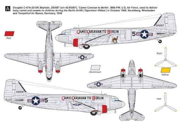 [DMF14431] Douglas C-47 Skytrain/Dakota ,Poválečná vojenská služba‘ - Image 3
