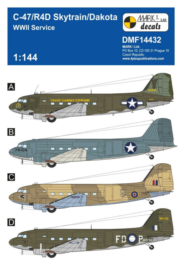 [DMF14432] Douglas C-47/R4D Skytrain/Dakota ,Služba ve 2. sv. válce‘