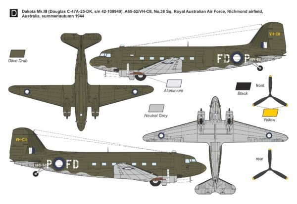 [DMF14432] Douglas C-47/R4D Skytrain/Dakota ,Služba ve 2. sv. válce‘ - Image 6